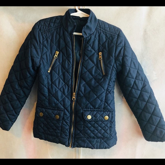 Me Jane Other - | Me Jane | Girls Navy Blue Quilted Jacket Me Jane Other - | Me Jane | Girls Navy Blue Quilted Jacket